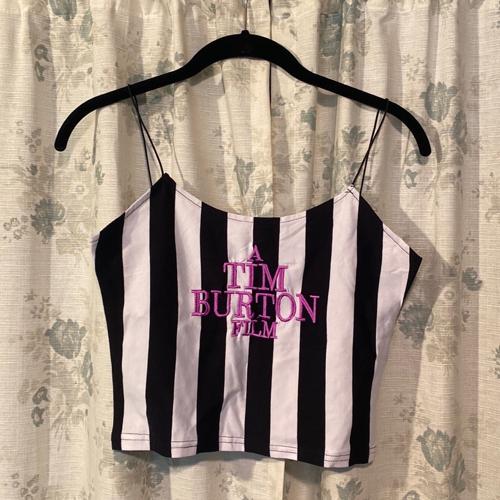 A Tim Burton Film Crop Tank